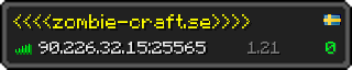 Userbar 320x64 in minecraft style for 90.226.32.15:25565