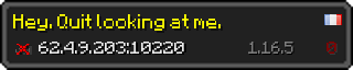 Userbar 320x64 in minecraft style for 62.4.9.203:10220