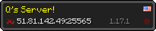 Userbar 320x64 in minecraft style for 51.81.142.49:25565
