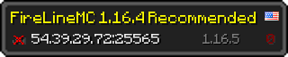 Userbar 320x64 in Minecraft-Stil für den Server 54.39.29.72:25565