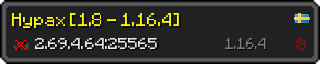 Userbar 320x64 in minecraft style for 2.69.4.64:25565