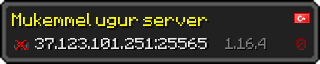 Userbar 320x64 in minecraft style for 37.123.101.251:25565