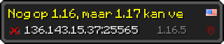 Userbar 320x64 in minecraft style for 136.143.15.37:25565