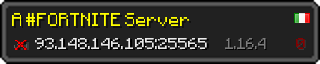 Userbar 320x64 in minecraft style for 93.148.146.105:25565