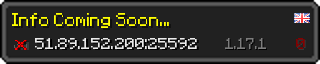 Userbar 320x64 in Minecraft-Stil für den Server 51.89.152.200:25592