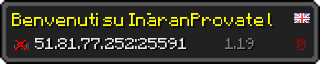 Userbar 320x64 in minecraft style for 51.81.77.252:25591