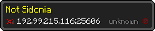 Userbar 320x64 in minecraft style for 192.99.215.116:25606