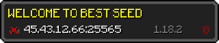 Userbar 320x64 in minecraft style for 45.43.12.66:25565