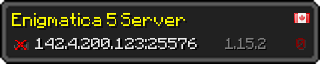 Userbar 320x64 in minecraft style for 142.4.200.123:25576