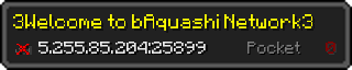 Userbar 320x64 in minecraft style for 5.255.85.204:25899