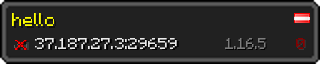 Userbar 320x64 in minecraft style for 37.187.27.3:29659