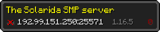 Userbar 320x64 in minecraft style for 192.99.151.250:25571