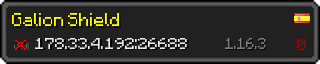 Userbar 320x64 in minecraft style for 178.33.4.192:26688