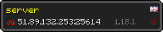 Userbar 320x64 in minecraft style for 51.89.132.253:25614