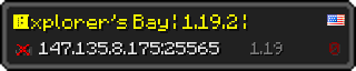 Userbar 320x64 in minecraft style for 147.135.8.175:25565