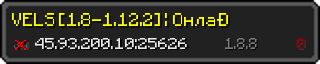 Userbar 320x64 in minecraft style for 45.93.200.10:25626