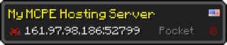 Userbar 320x64 in Minecraft-Stil für den Server 161.97.98.186:52799