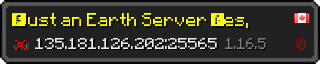 Userbar 320x64 in minecraft style for 135.181.126.202:25565