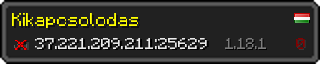 Userbar 320x64 in minecraft style for 37.221.209.211:25629