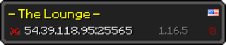 Userbar 320x64 in minecraft style for 54.39.118.95:25565