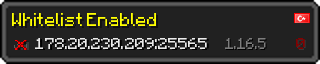 Userbar 320x64 in minecraft style for 178.20.230.209:25565