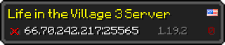 Userbar 320x64 in minecraft style for 66.70.242.217:25565