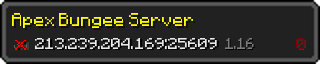 Userbar 320x64 in minecraft style for 213.239.204.169:25609