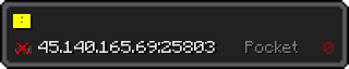 Юзербар 320x64 у стилі майнкрафт для сервера 45.140.165.69:25803