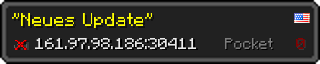 Userbar 320x64 in minecraft style for 161.97.98.186:30411