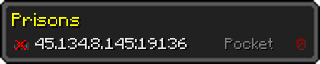 Userbar 320x64 in minecraft style for 45.134.8.145:19136