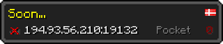 Userbar 320x64 in minecraft style for 194.93.56.210:19132