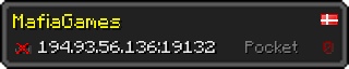 Userbar 320x64 in minecraft style for 194.93.56.136:19132