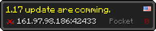 Userbar 320x64 in Minecraft-Stil für den Server 161.97.98.186:42433