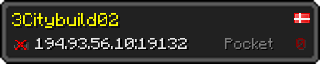 Userbar 320x64 in minecraft style for 194.93.56.10:19132