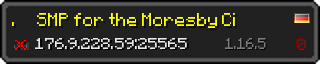 Userbar 320x64 in minecraft style for 176.9.228.59:25565