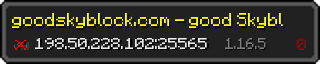 Userbar 320x64 in Minecraft-Stil für den Server 198.50.228.102:25565