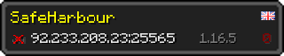 Userbar 320x64 in minecraft style for 92.233.208.23:25565