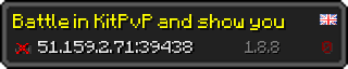 Userbar 320x64 in minecraft style for 51.159.2.71:39438