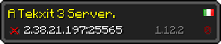 Userbar 320x64 in minecraft style for 2.38.21.197:25565