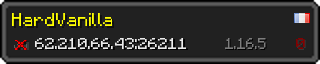 Юзербар 320x64 в стиле майнкрафт для сервера 62.210.66.43:26211