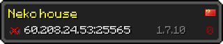 Userbar 320x64 in minecraft style for 60.208.24.53:25565