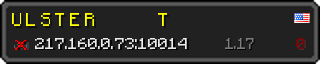 Userbar 320x64 in Minecraft-Stil für den Server 217.160.0.73:10014