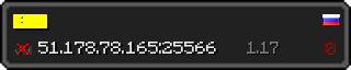 Userbar 320x64 in minecraft style for 51.178.78.165:25566