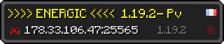 Userbar 320x64 in Minecraft-Stil für den Server 178.33.106.47:25565