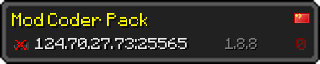 Userbar 320x64 in minecraft style for 124.70.27.73:25565