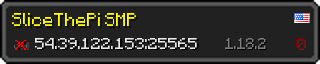 Userbar 320x64 in minecraft style for 54.39.122.153:25565