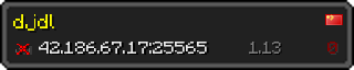 Userbar 320x64 in Minecraft-Stil für den Server 42.186.67.17:25565