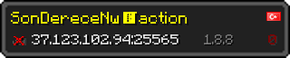 Userbar 320x64 in minecraft style for 37.123.102.94:25565