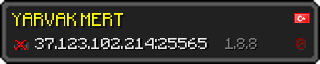 Userbar 320x64 in minecraft style for 37.123.102.214:25565