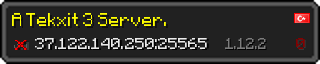 Userbar 320x64 in minecraft style for 37.122.140.250:25565